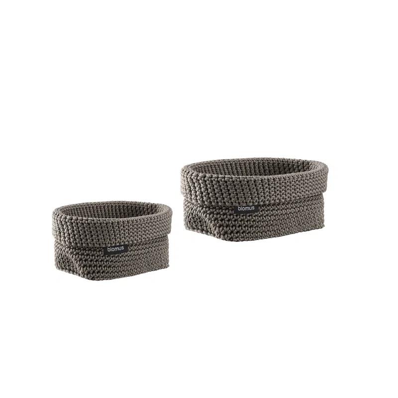 TELA 2 Piece Fabric Basket Set