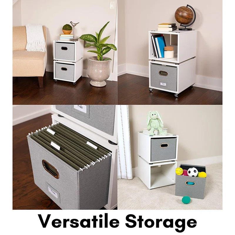 BirdRock Home 14.25'' Wide Mobile File Cabinet