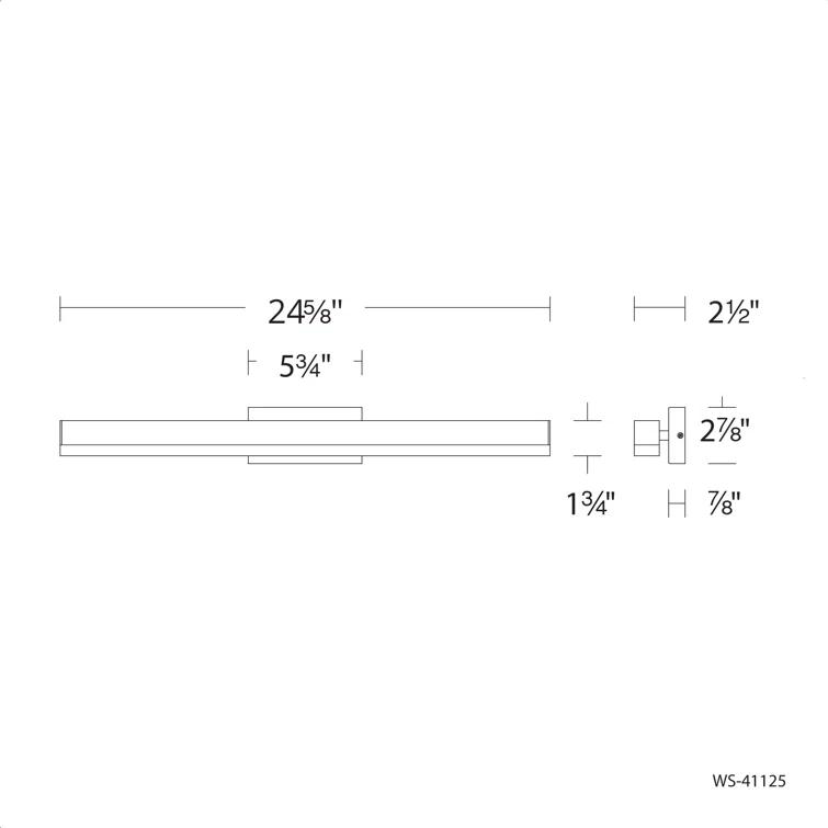 dweLED Dimmable LED Bath Bar