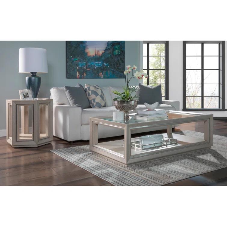 Artistica Home Signature Designs Zeitgeist Linen Cocktail Table