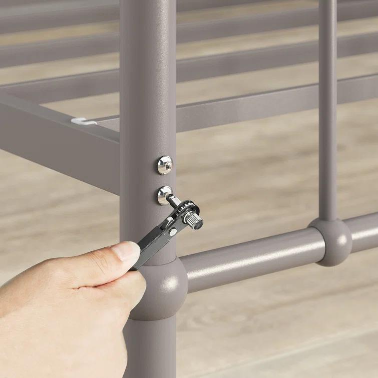 Zinus Florence 42" Modern Farmhouse Metal Platform Bed