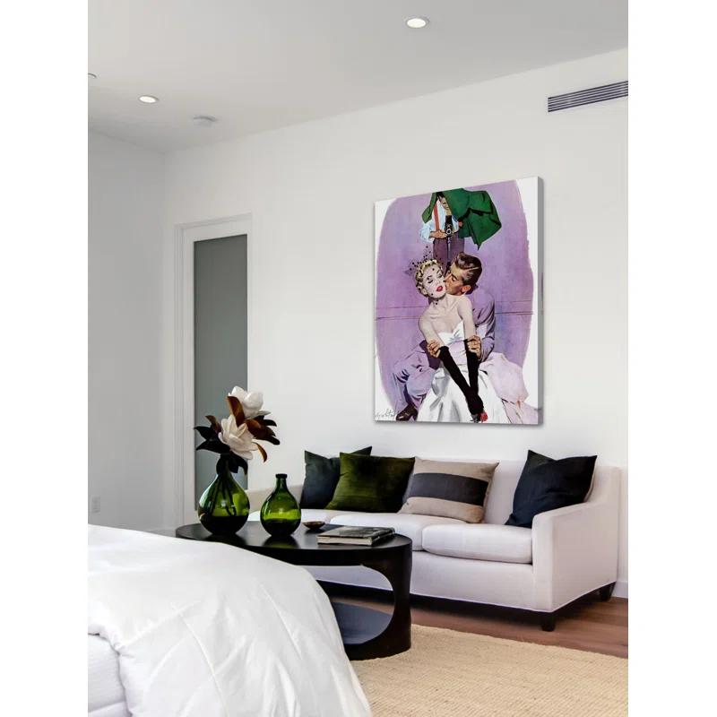 Marmont Hill Love Scene Print on Wrapped Canvas