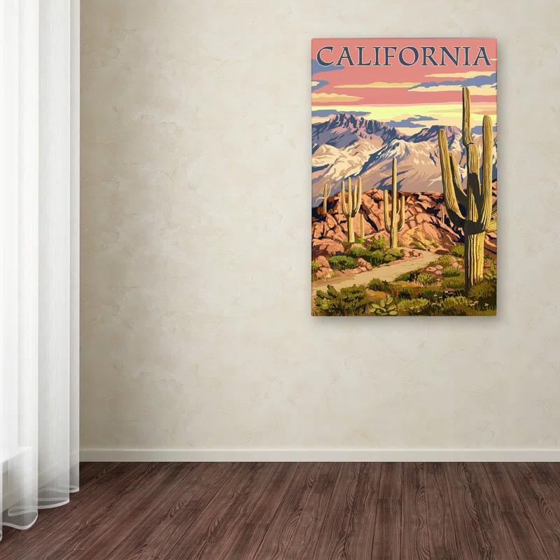 Trademark Fine Art Lantern Press " Desert " by Lantern Press