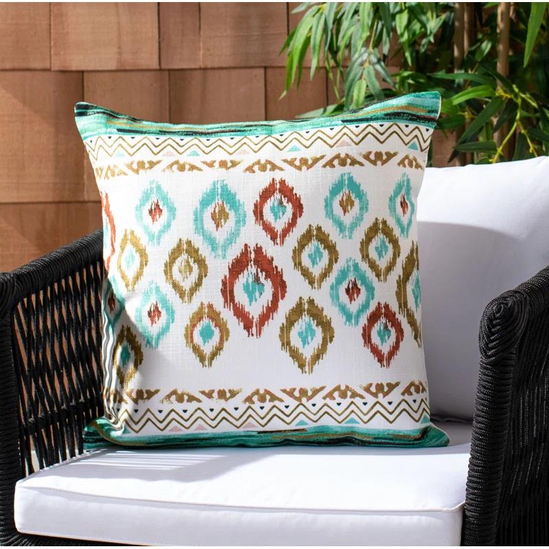 Safavieh Abela Ikat Polypropelene Reversible Throw Pillow