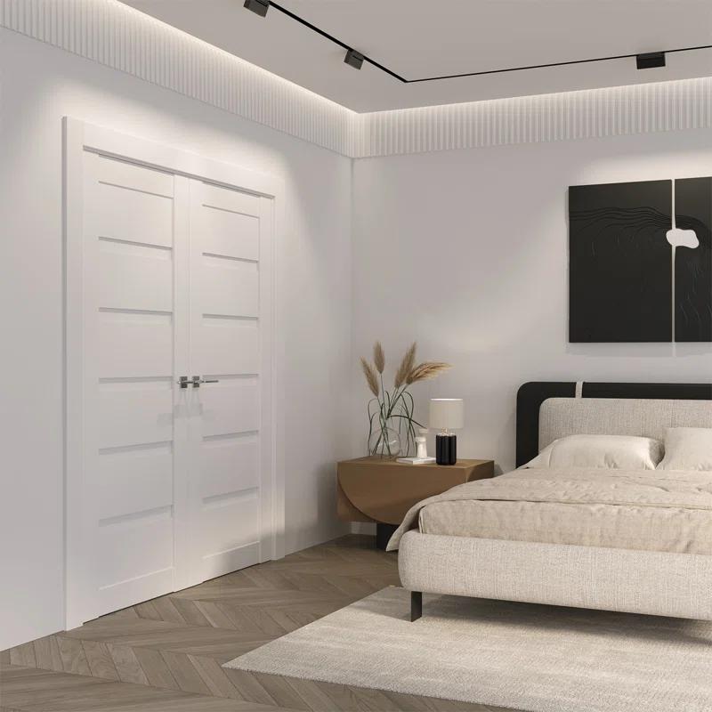 Belldinni Louver Solid + Manufactured Wood Paneled Prehung Door