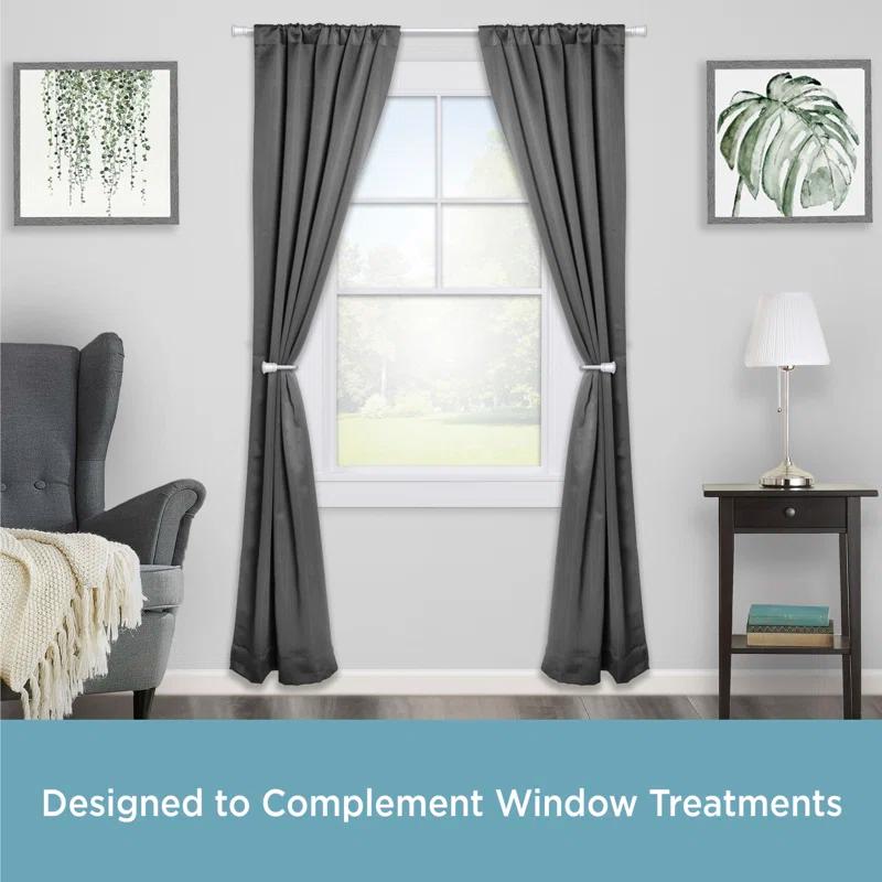 Kenney Kenney Trumpet Holdbacks for Curtains and Drapes, Set of 2