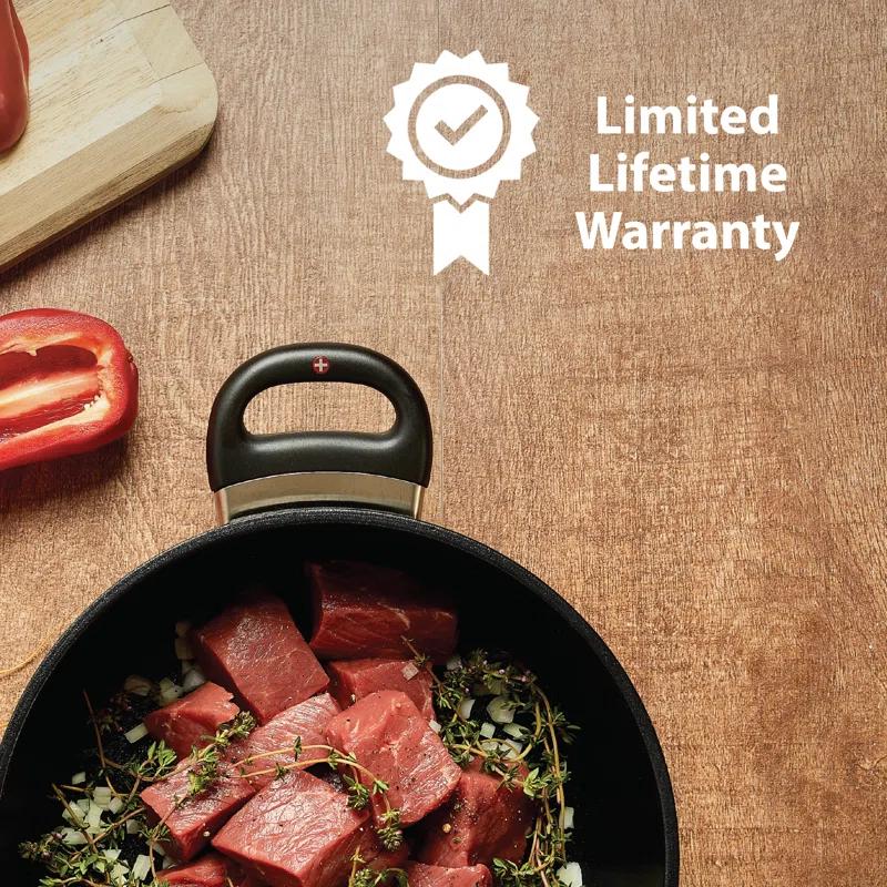 Swiss Diamond Swiss Diamond EDGE Aluminum Non-Stick Frying Pan with Lid