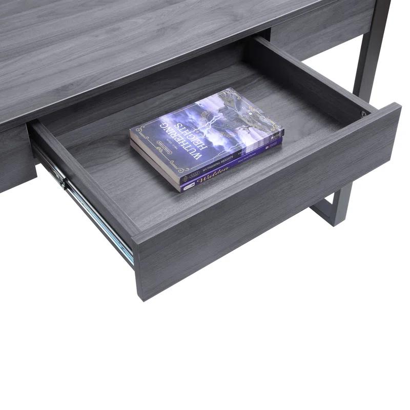 Lorell Soho Metal Base Writing Desk