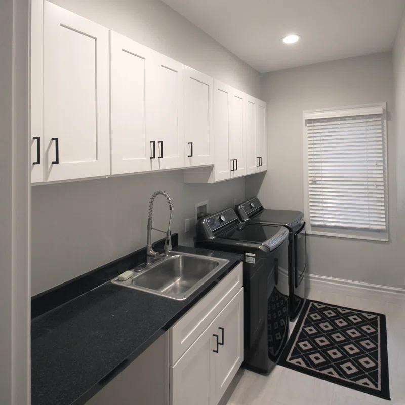 Design House Design House Brookings Unassembled Shaker Sink Base Kitchen Cabinet, White