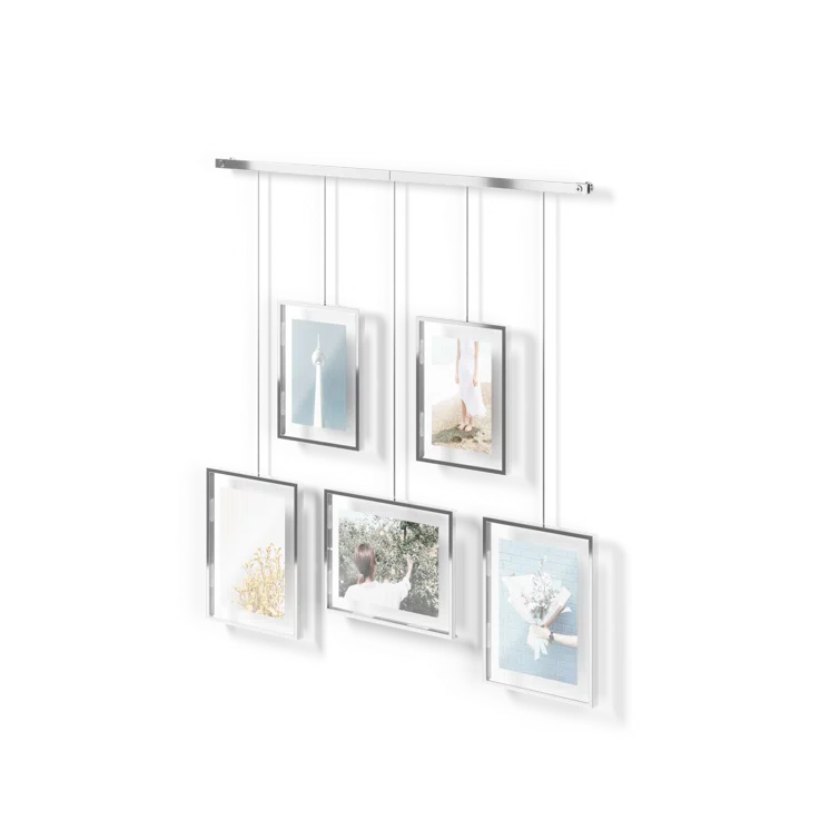 Black Metal Picture Frame - Set of 5