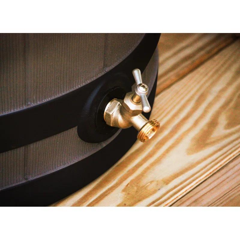 Good Ideas Good Ideas Rain Wizard Whiskey Style Rain Barrel with Overflow and Spigot