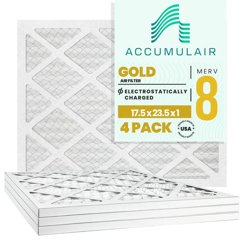 Accumulair Universal Air Filter for Air Conditioner (Set of 4)
