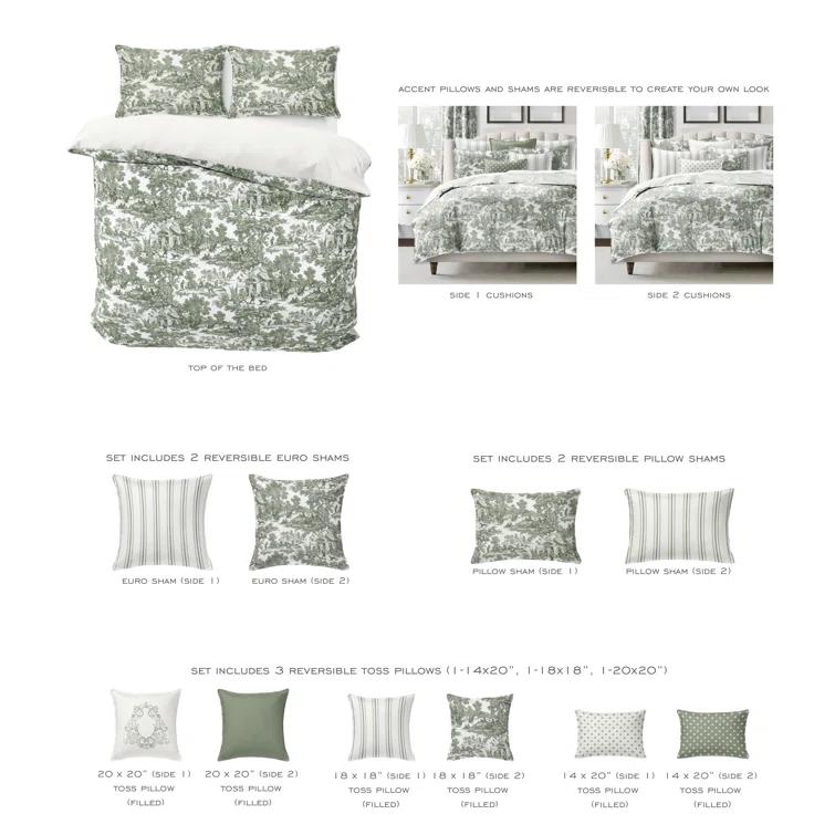 6ix Tailors Fine Linens Au Village Toile Sweet Grass