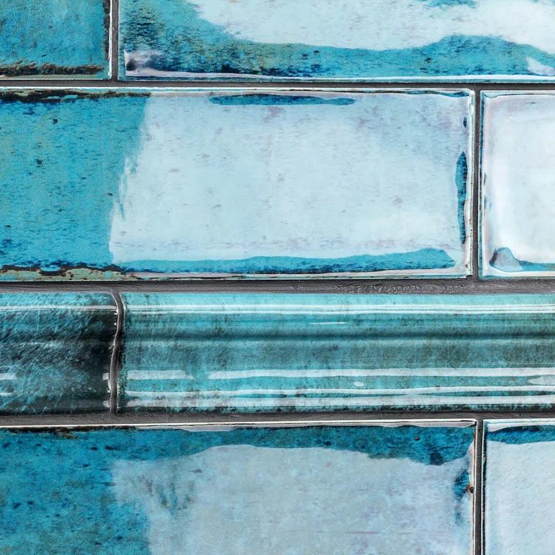 Bond Tile Chateau 12" x 2" Ceramic Quarter Round Tile Trim & Reviews | Wayfair