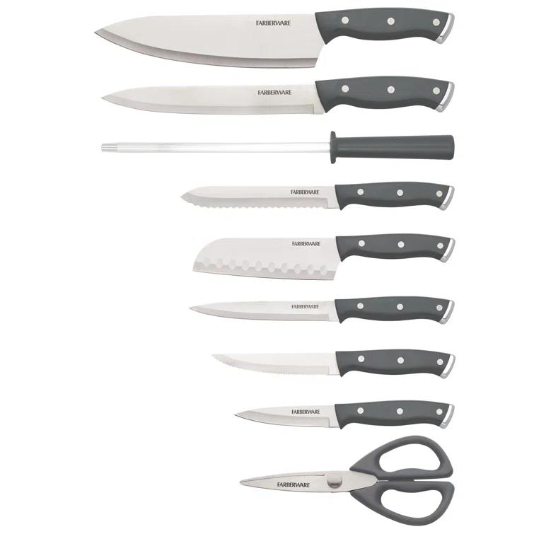 Farberware Farberware 15-Piece Triple Riveted Knife Block Set