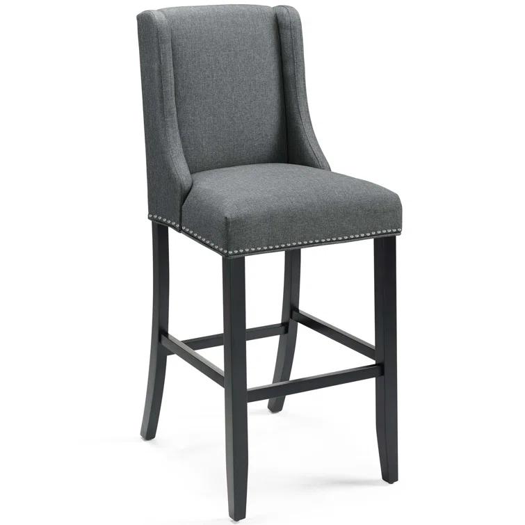 Modway Modway Baron Upholstered Fabric Bar Stool