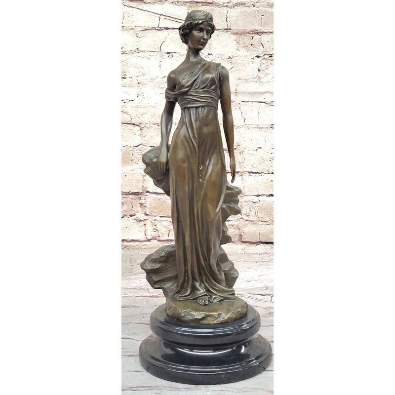 Bloomsbury Market Athena Greek Goddess Mythological Figure Bronze Sculpture Original Art By Milo