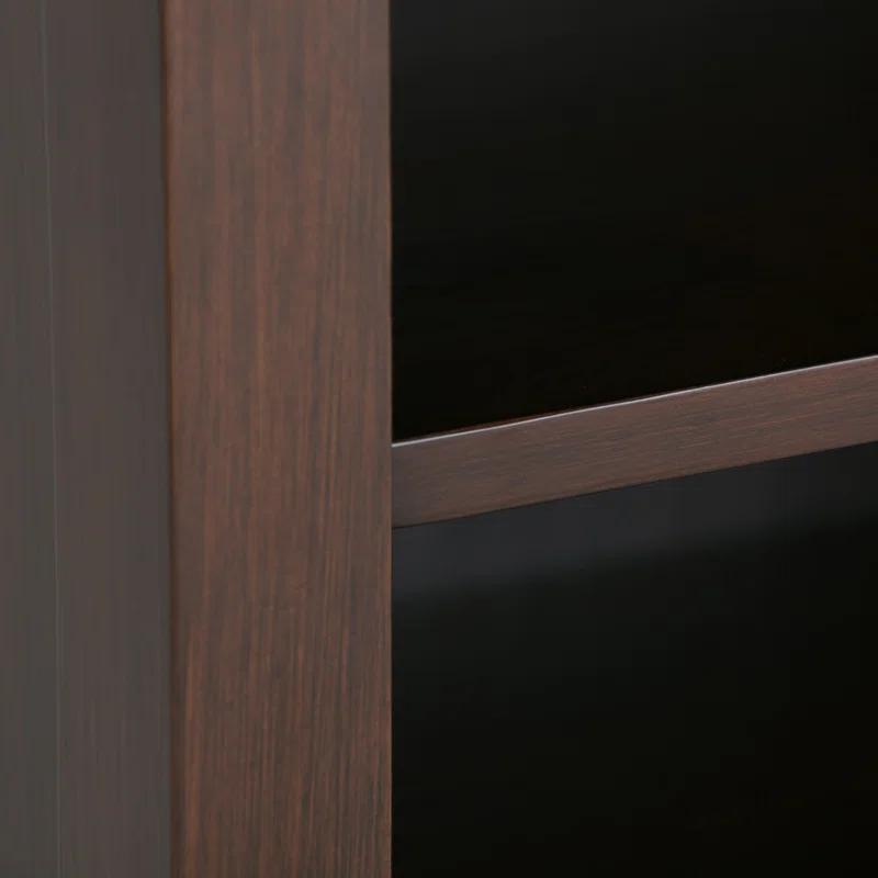 Simpli Home Artisan 24"W Solid Wood Nightstand with Drawer and Shelves