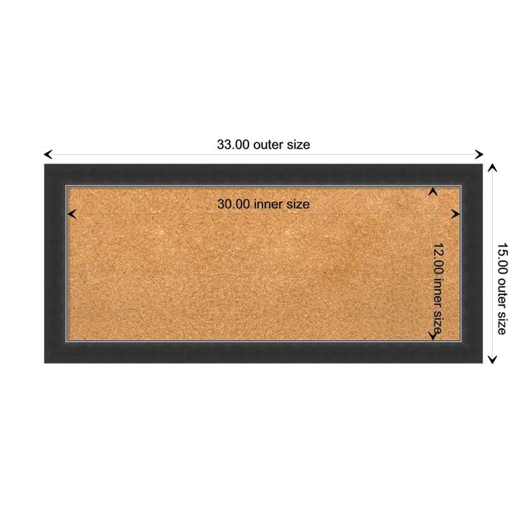Amanti Art Corvino Wall Cork Small Bulletin Board