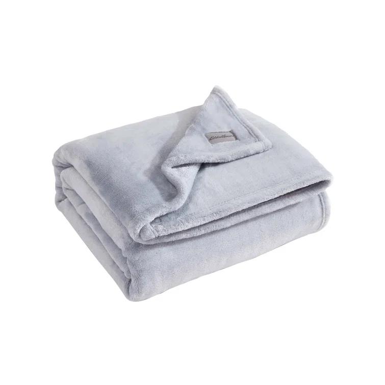 Eddie Bauer Eddie Bauer Ultra Lux Plush Solid Throw Blankets