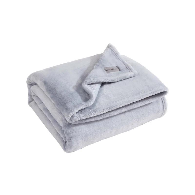 Eddie Bauer Eddie Bauer Ultra Lux Plush Solid Throw Blankets