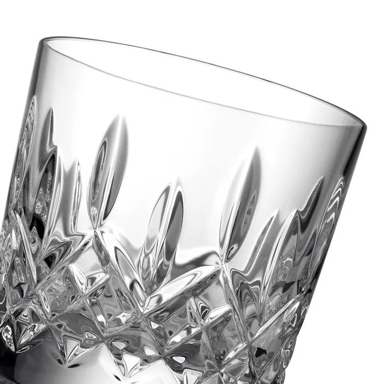 Elegant Classic 9oz Clear Cut Crystal Tumbler for Cold Drinks