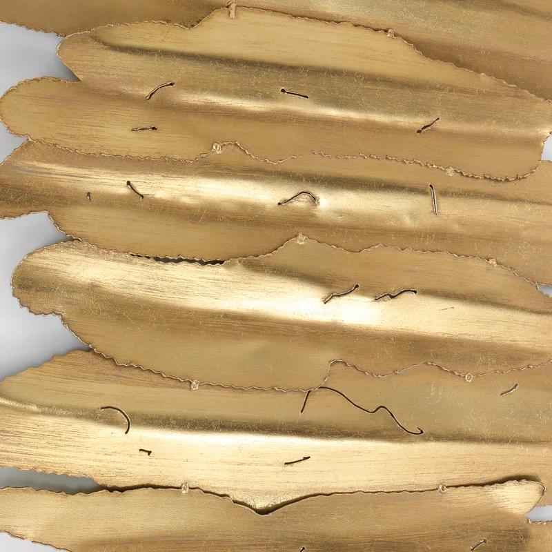 Lev Glam Abstract Wall Decor on Metal
