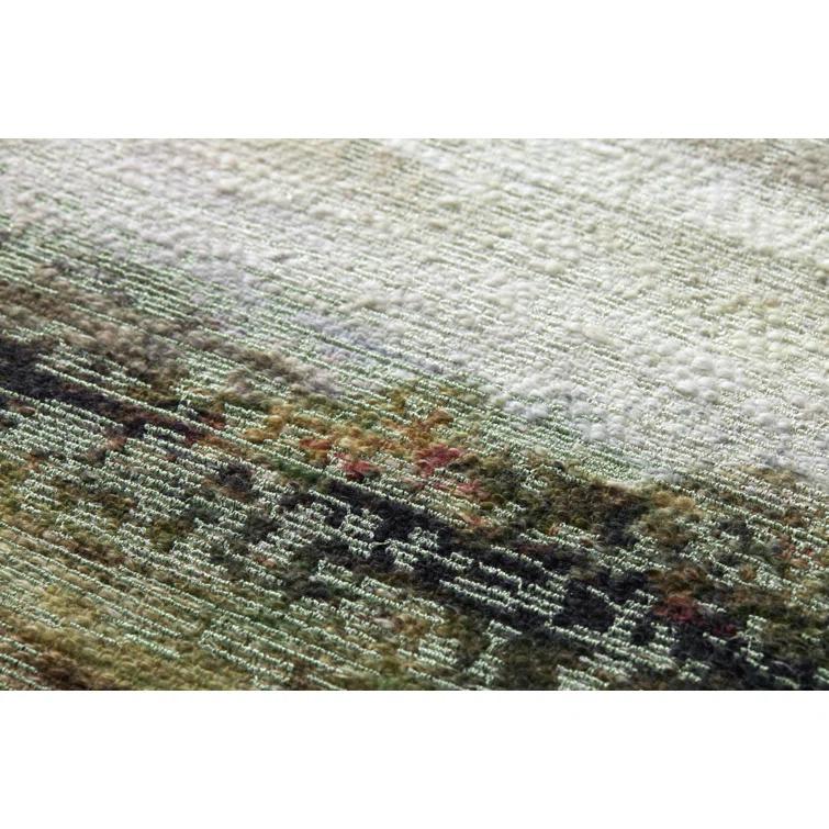 Amber Lewis x Loloi Valley Ivory / Green 1'-5" x 1' Wall Art