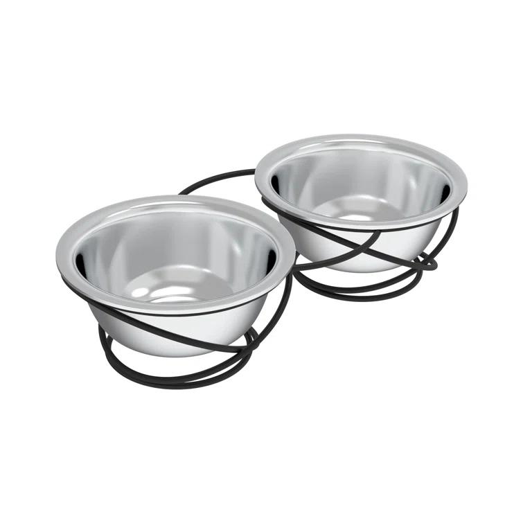 Petmaker PETMAKER Large Elevated Pet Bowls with Stand