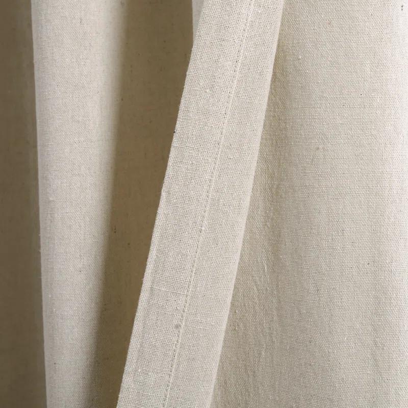 Lush Decor Linen Lace Linen Curtain Pair (Set of 2)