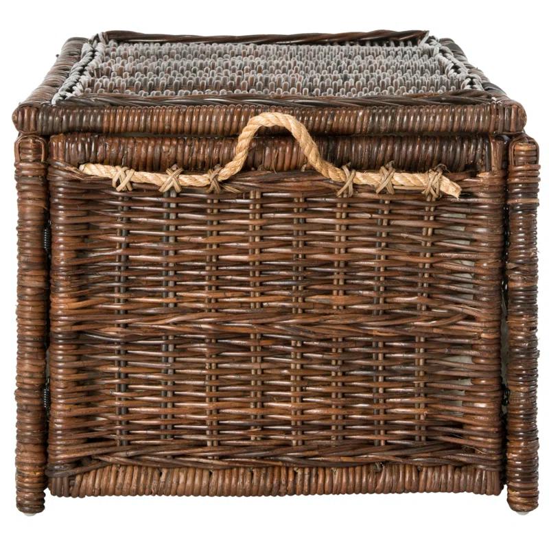 happimess Caden 46" Wicker Storage Trunk