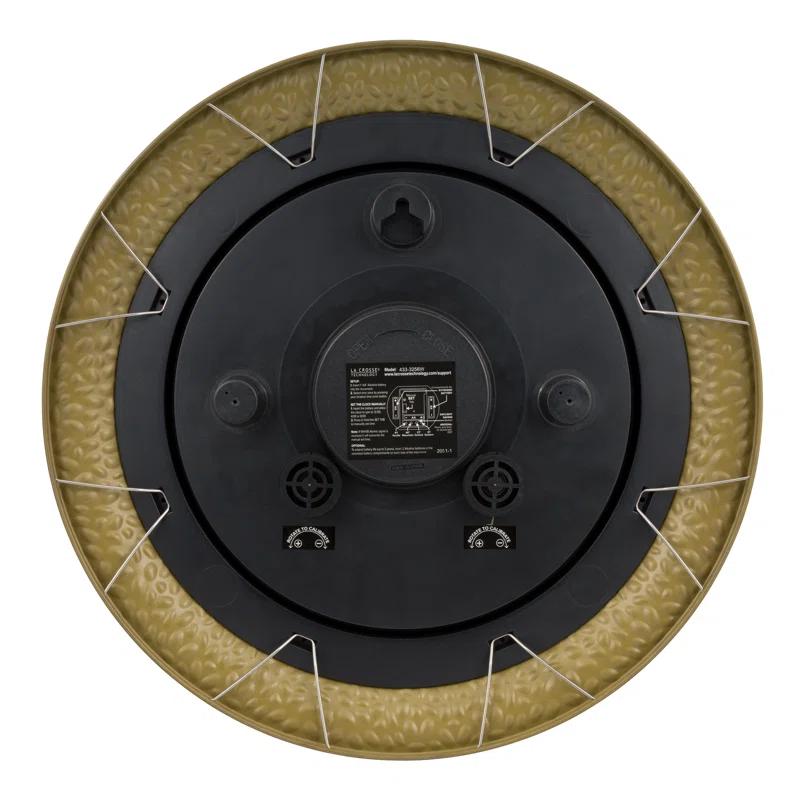 La Crosse Technology 21" Atomic Analog Wall Clock with Temperature & Humidity