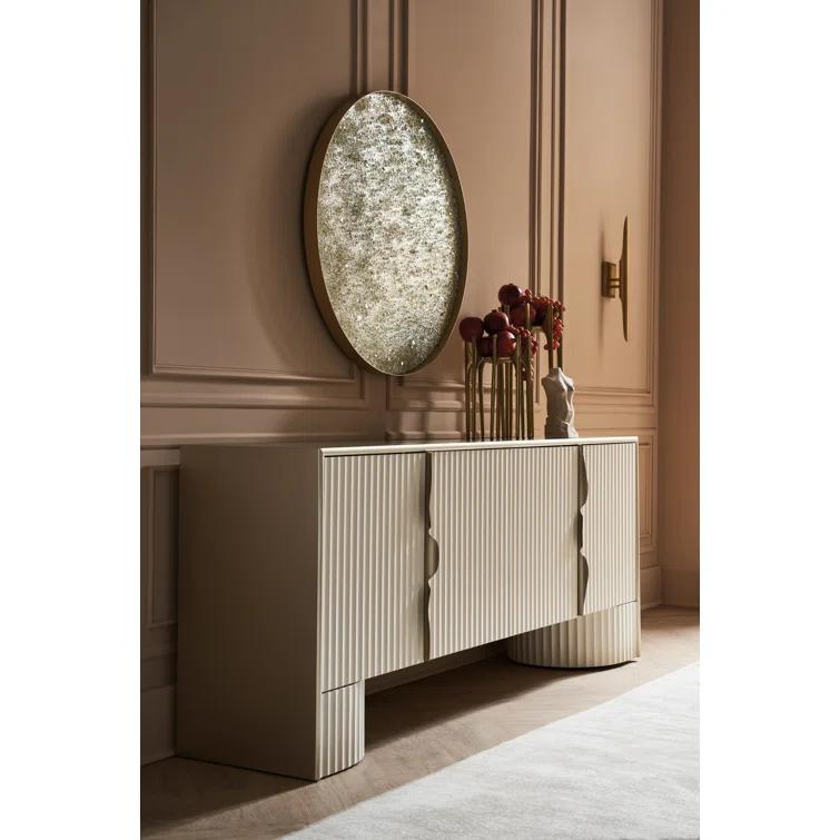 Caracole Classic Corinthian 80'' Solid Wood Sideboard