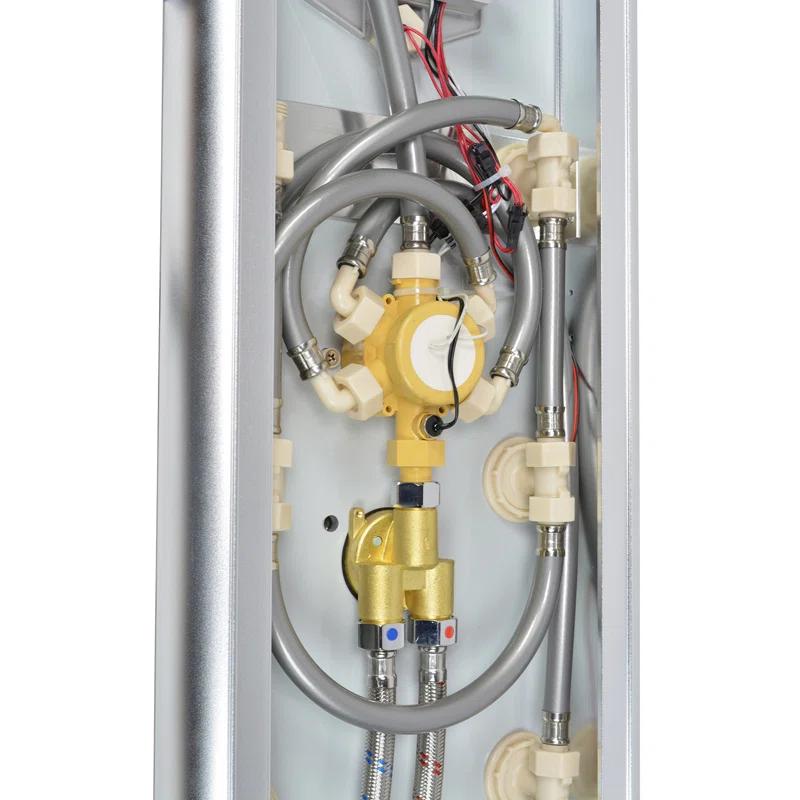 Blue Ocean SPA392M Blue Ocean 52 inch Aluminum Shower Panel With Shower Head