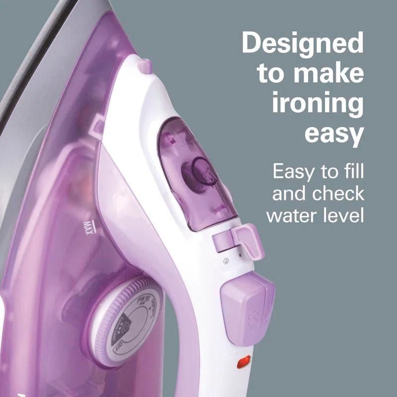 Hamilton Beach Hamilton Beach Steam Iron With Extra-Glide Nonstick Soleplate