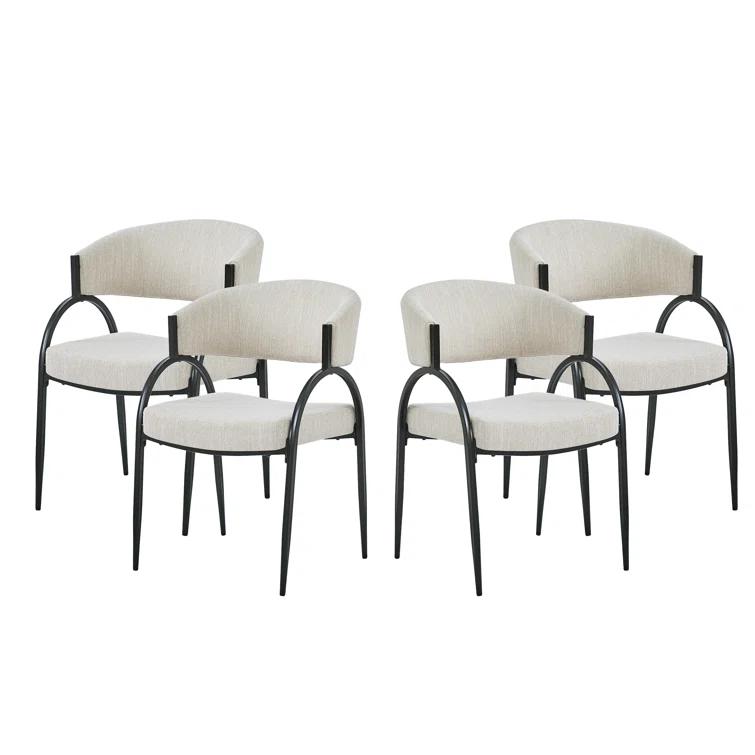Christopher Knight Home Marvin Marvin Fabric Upholstered Dining Chairs (Set of 4)