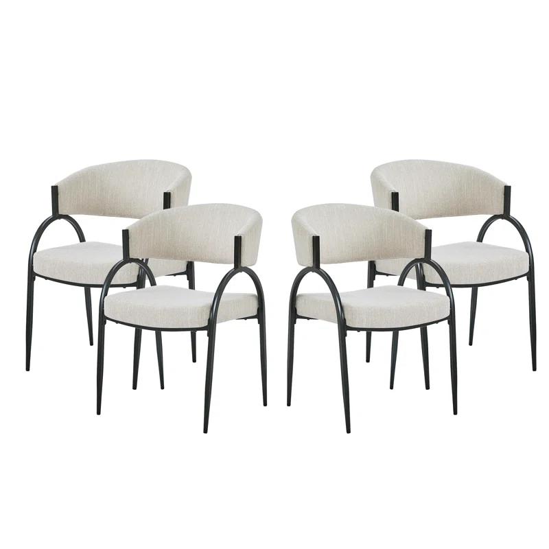 Christopher Knight Home Marvin Marvin Fabric Upholstered Dining Chairs (Set of 4)