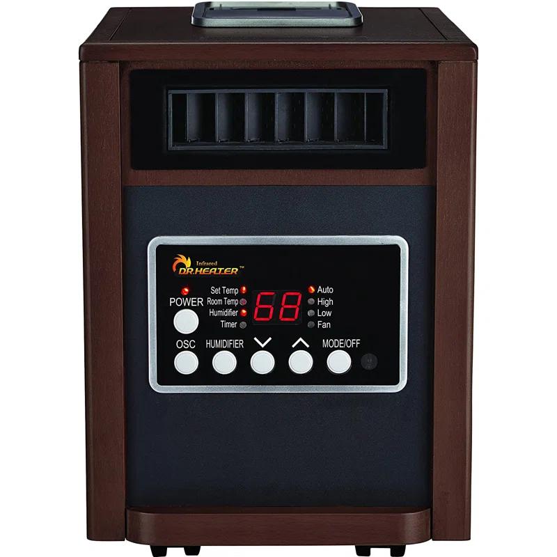 Dr. Infrared Heater DR. INFRARED HEATER DR-998W 1500W, Advanced Humidifier and Oscillation Fan and Remote Control, Dual Heating System