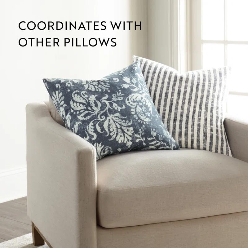 Cotton Throw Square Pillow Cover & Insert