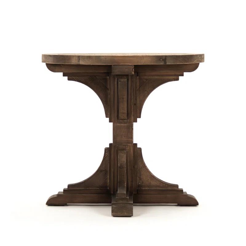 Zentique Leah Solid Wood Top Coffee Table