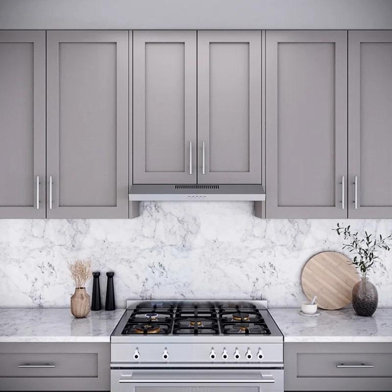 Streamline Bath Streamline Carmine 30" 80 Cubic Feet Per Minute Ducted Under Cabinet Range Hood with Mesh Filter and Light Included