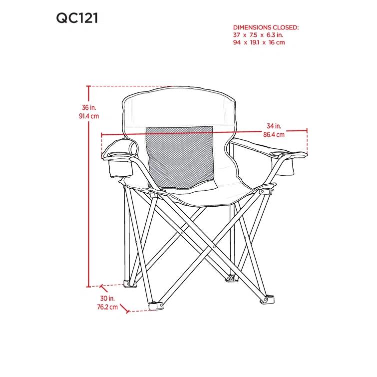 Arlmont & Co. Mudasir Folding Camping Chair | Wayfair