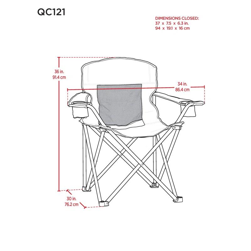 Arlmont & Co. Mudasir Folding Camping Chair | Wayfair