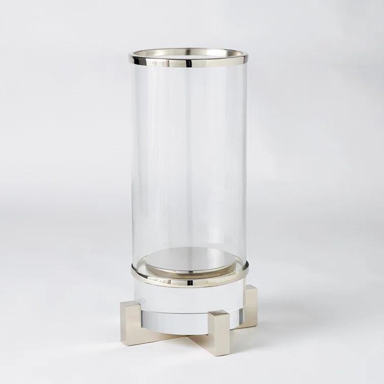 Global Views Cylinder Hurricane w/Rim-Nickel