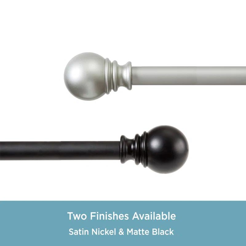 Layla 1" Single Curtain Rod