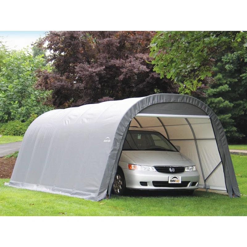 ShelterLogic Round Style Shelter, Green Cover