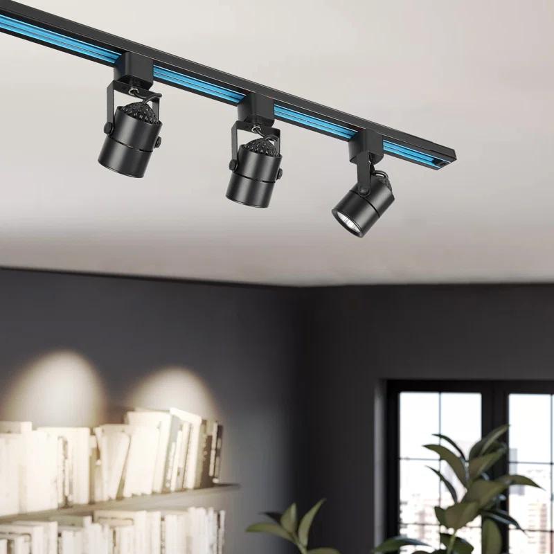 VEVOR GDZMT3ZZ500LFYQ8YV6 Black Adjustable Track Head (Set of 3)