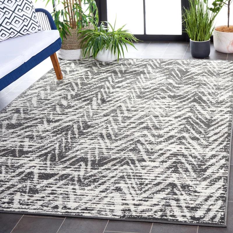 Union Rustic Joannette Performance Chevron Rug