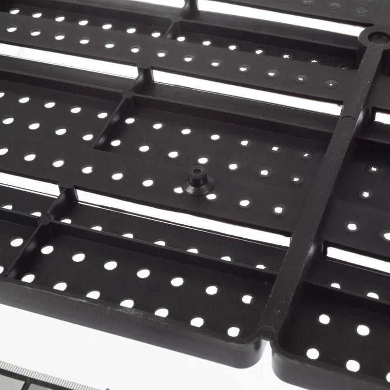 Stalwart Wall-Mounted Garage Storage Bins for Garage Organization, Craft Supply Storage, Tool Box Organizer