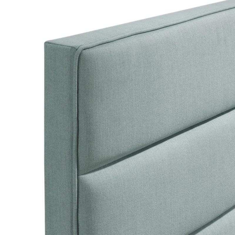 Serta Serta Palisades Modern Tufted Design Upholstered Padded Headboard with Adjustable Height Frame